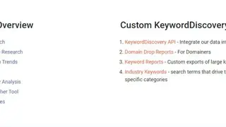 Keyword Discovery screenshot