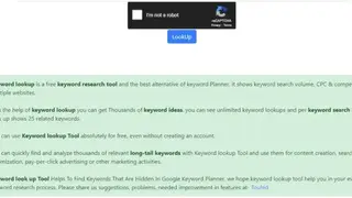 Keyword Lookup screenshot