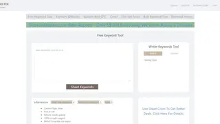 Keyword Sheeter screenshot