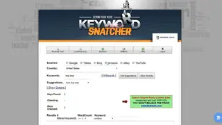 Keyword Snatcher screenshot