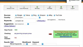 Keyword Snatcher screenshot