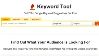 Keyword Tool screenshot