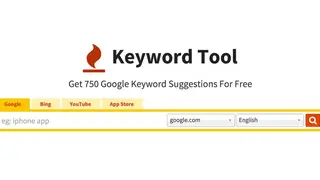 Keyword Tool screenshot