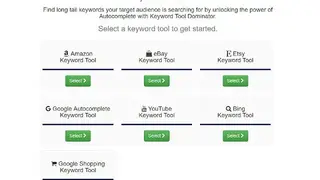 Keyword Tool Dominator screenshot