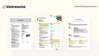 Kickresume screenshot