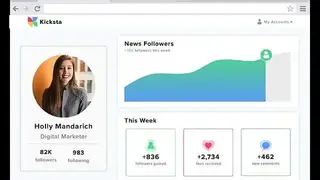 Kicksta screenshot