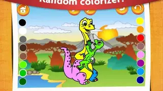 Kids Dinosaur Coloring Pages – Free Dino Game screenshot