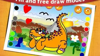 Kids Dinosaur Coloring Pages – Free Dino Game screenshot