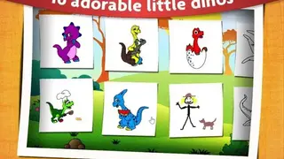 Kids Dinosaur Coloring Pages – Free Dino Game screenshot