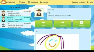 Kids Email screenshot