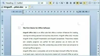 Kingsoft Office Suite screenshot
