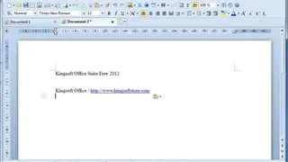 Kingsoft Writer screenshot