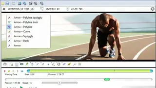 Kinovea screenshot