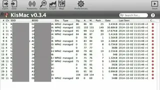 KisMAC screenshot