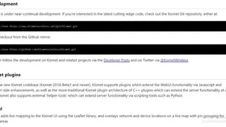 Kismet screenshot