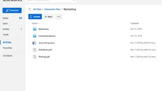 Kiteworks screenshot