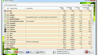 Kiwi application monitor screenshot