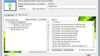 Kiwi application monitor screenshot