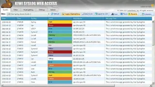 Kiwi Syslog Server screenshot
