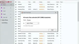 KiwiG PhonTunes screenshot