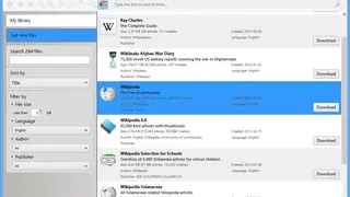 Kiwix screenshot