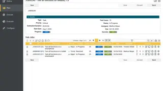 Klaros-Testmanagement screenshot