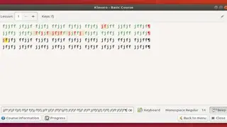 Klavaro screenshot