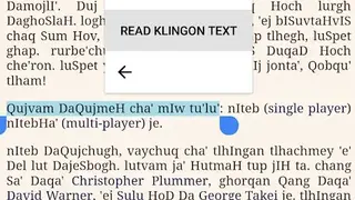 Klingon Text-To-Speech Engine screenshot