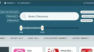 Knicket App Search screenshot