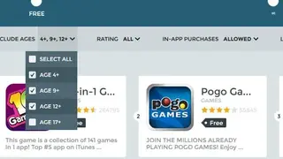 Knicket App Search screenshot