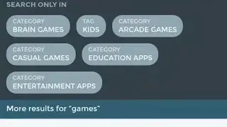 Knicket App Search screenshot