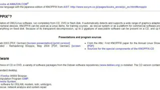 Knoppix screenshot