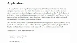 Koa screenshot