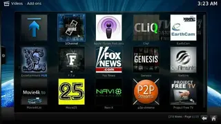 Kodi screenshot