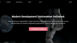 Koding screenshot