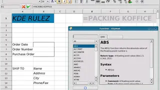 KOffice screenshot