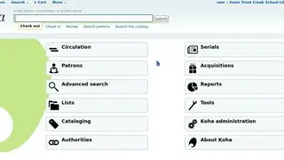 Koha screenshot