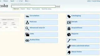 Koha screenshot