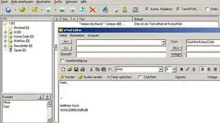 Koma Mail screenshot