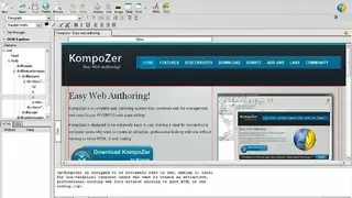 KompoZer screenshot