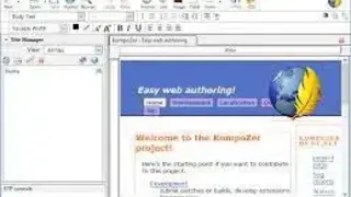 KompoZer screenshot
