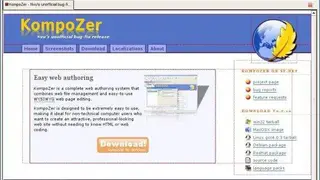 KompoZer screenshot