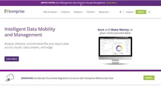 Komprise Intelligent Data Management screenshot