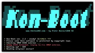 Kon-Boot screenshot