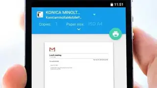 Konica Minolta Mobile Print screenshot