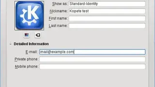 Kopete screenshot
