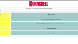 Korn Shell screenshot
