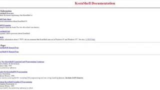 Korn Shell screenshot