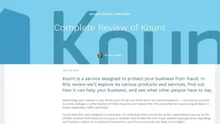 Kount Complete screenshot