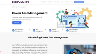Kovair Test Management screenshot